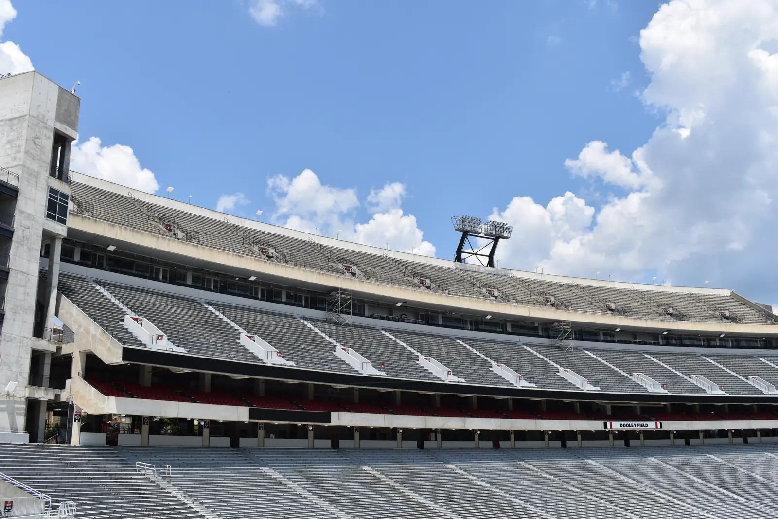 The north stands of Sanford Stadium, in Athens.