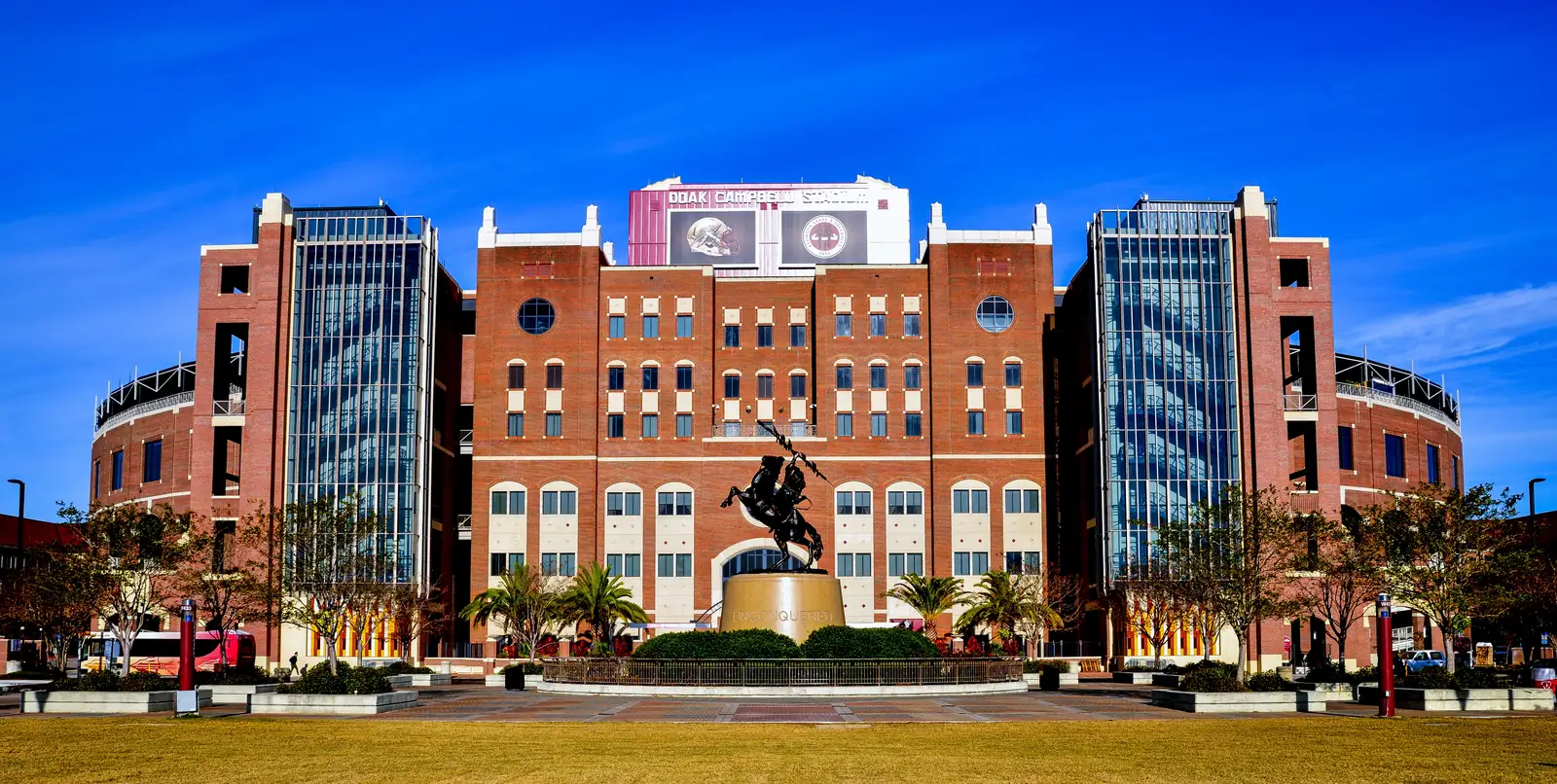 The entrance of Doak Campbell Stadium, in Tallahassee.